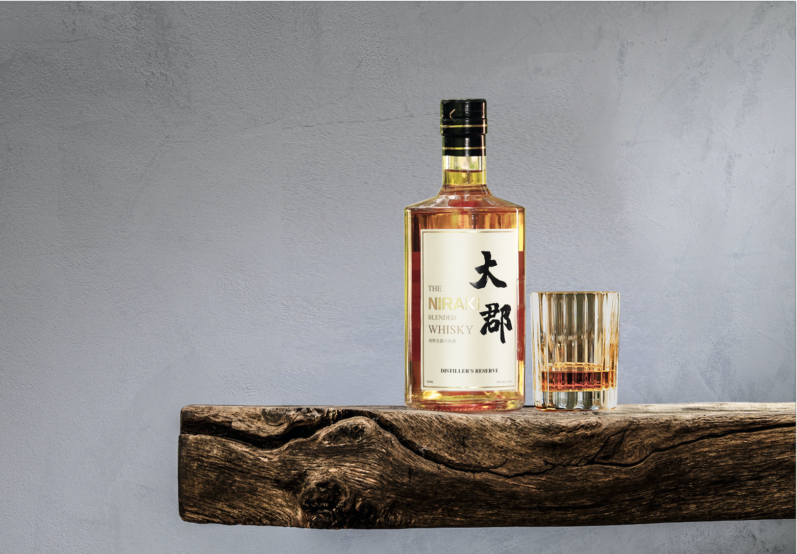 NOW LOOKING AMAZING, Niraki Whisky, fine premium blended whisky.